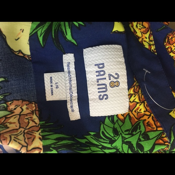 Me s 28 Palms Pineapple Hawaiian Shirt - Picture 8 of 8